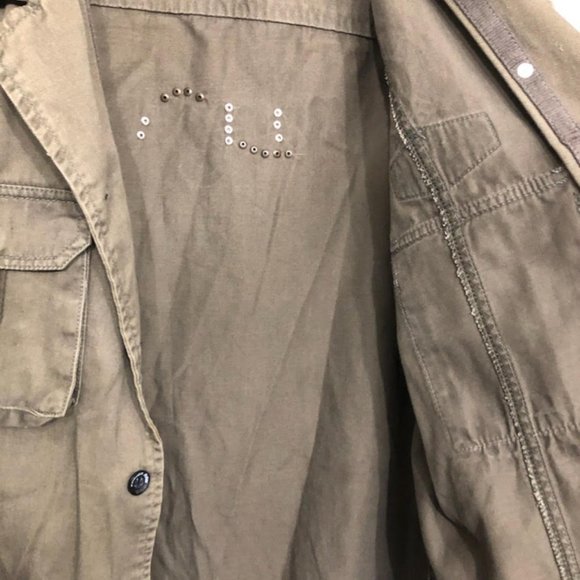 PROJEK RAW EDGY MILITARY VINTAGE FIELD JACKET SIZE LARGE - Picture 6 of 9